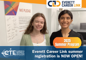  March 28 is Everett Career Link Summer Program registration deadline!